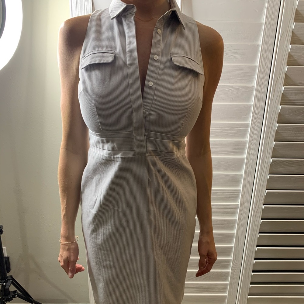 Ann Taylor Stipe Dress